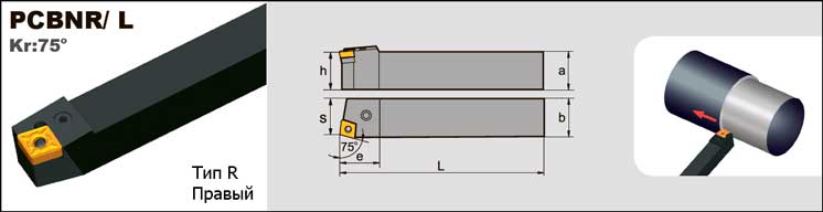 Державка PCBNR Державка PCBNR